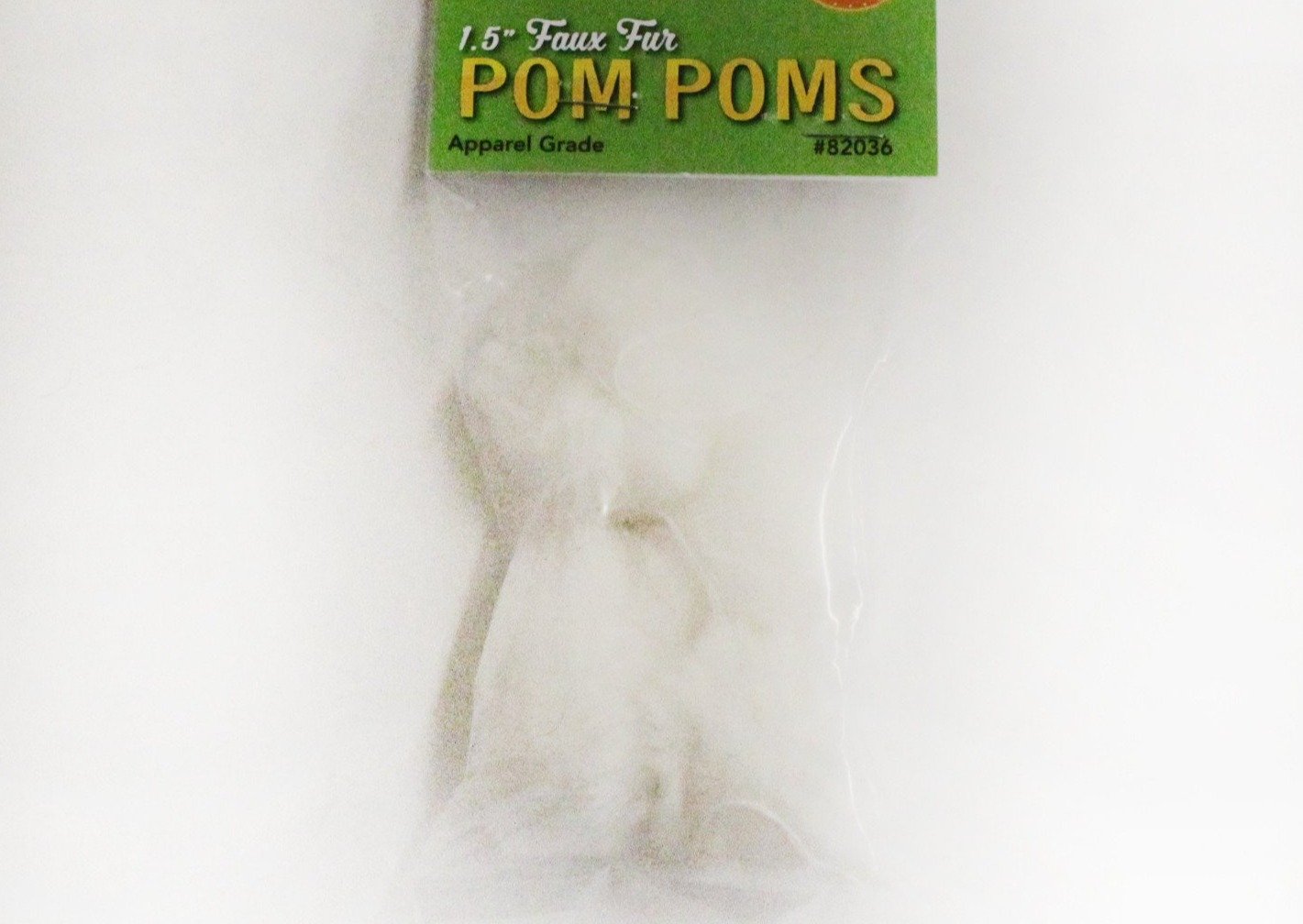 1.5" Faux Fur Pom-Pom Balls