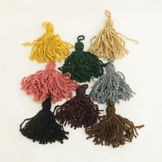 3.5" Fuzzy Yarn Tassels