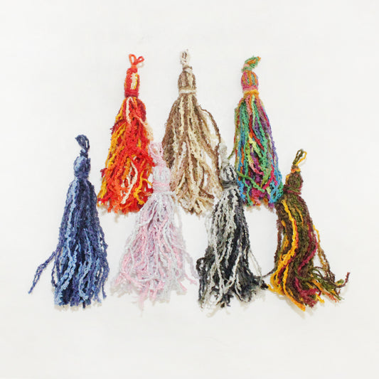 4" Chenille Color Tassels