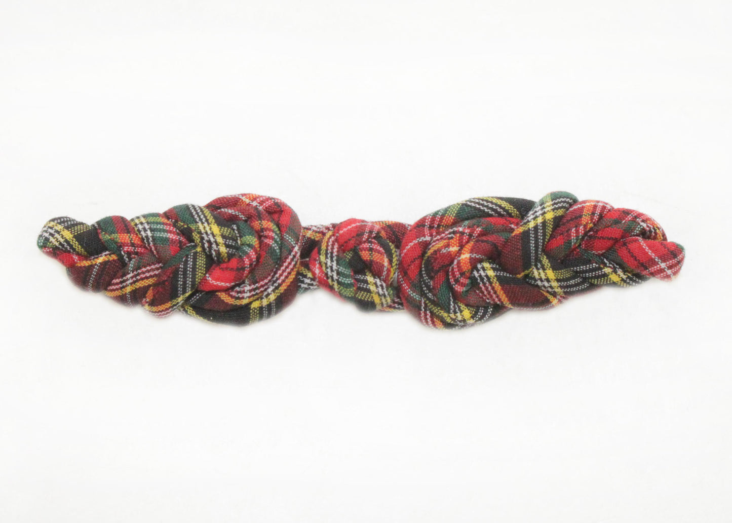 4" Plaid Pineapple Frog Knot  - 10 sets