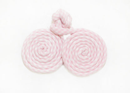 1.5" Coil Plaid Frog Knot