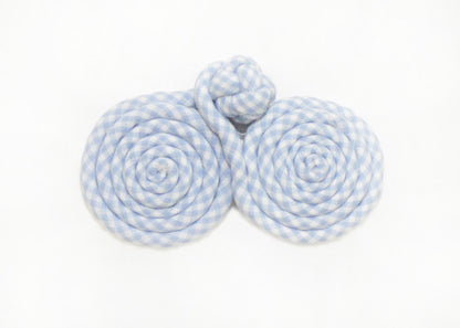 1.5" Coil Plaid Frog Knot