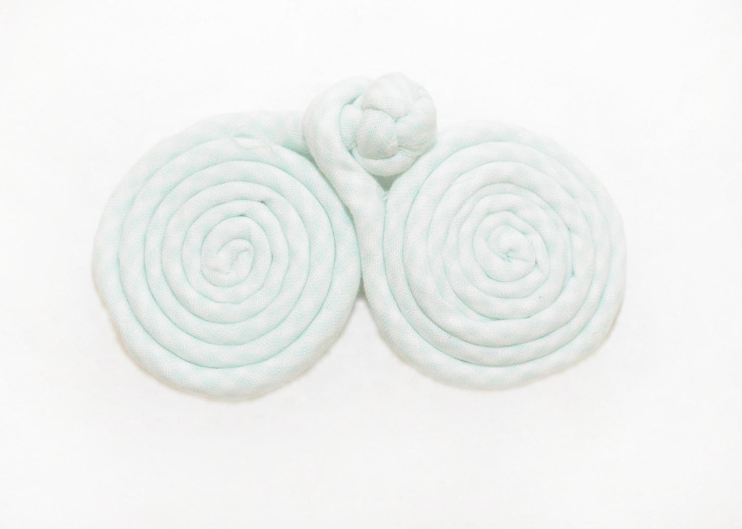 1.5" Coil Plaid Frog Knot