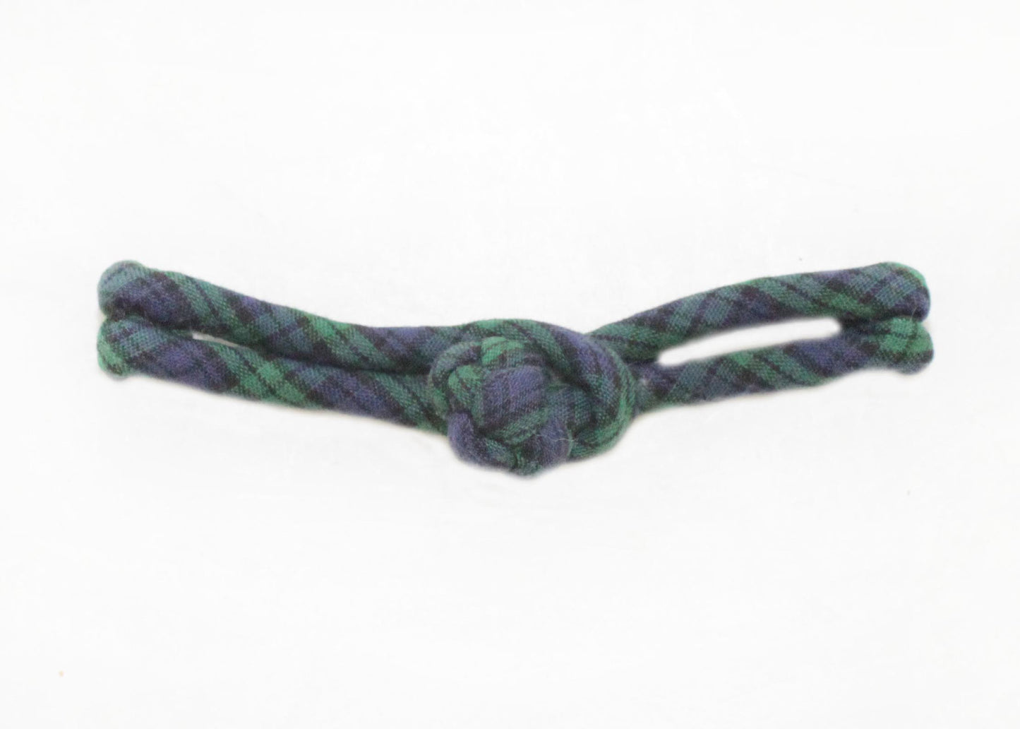4" Plaid Rope Frog Knot - 10 sets