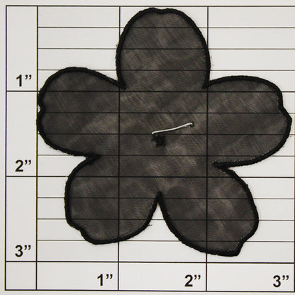 Sheer Flower Applique