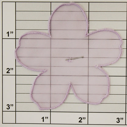 Sheer Flower Applique