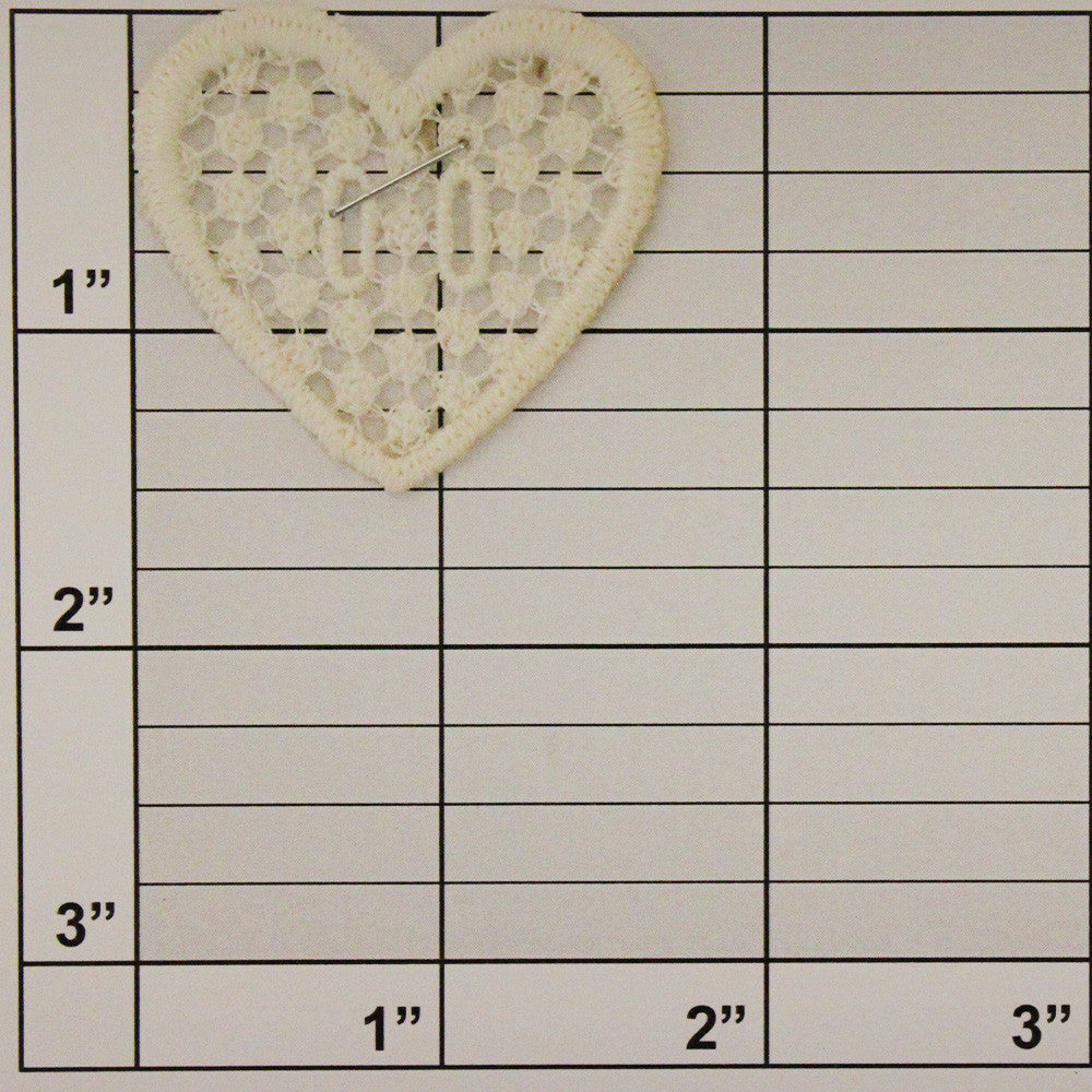 Venice Lace Heart Applique
