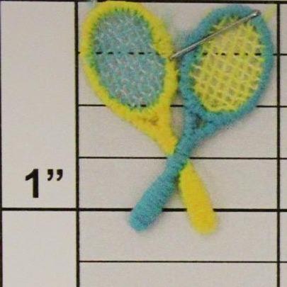 Tennis Rackets Applique (pack of 12)