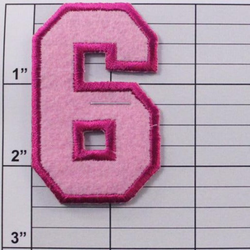 Block Number 6 or 9 Patch - 5 Colors