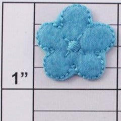 flower applique 8 colors (6 per bag)