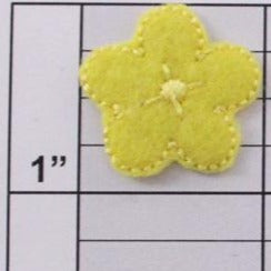 flower applique 8 colors (6 per bag)