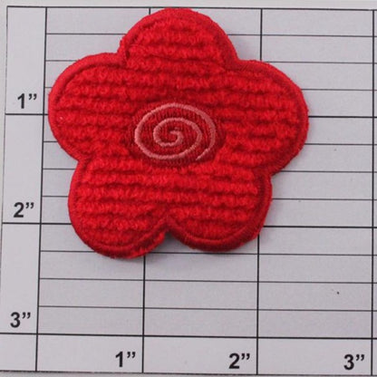 Flower w/ swirl applique 6 colors