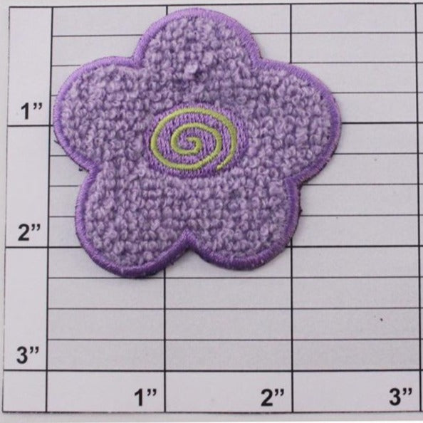 Flower w/ swirl applique 6 colors