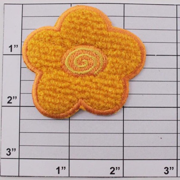 Flower w/ swirl applique 6 colors