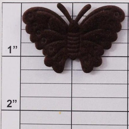 Felt butterfly applique 4 colors (6 per bag)