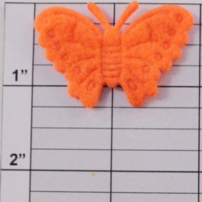 Felt butterfly applique 4 colors (6 per bag)