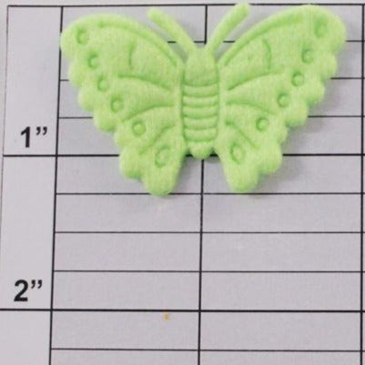 Felt butterfly applique 4 colors (6 per bag)
