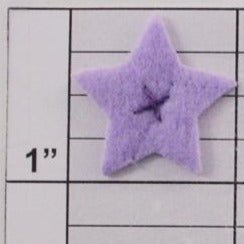 Star w/ X applique 16 colors (6 per bag)