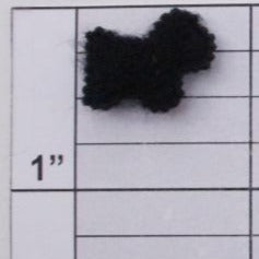 Small felt dog applique 10 colors (6 per bag)