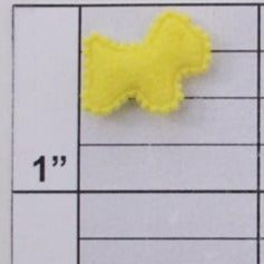 Small felt dog applique 10 colors (6 per bag)