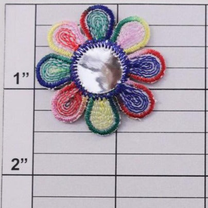 Rainbow Flower w/ mirror center