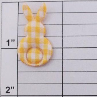 Bunny applique 8 colors (6 per bag)