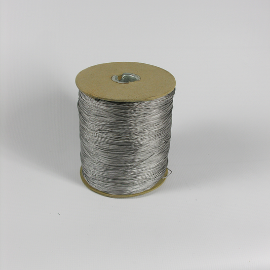 Silver Gray Chainette Cord
