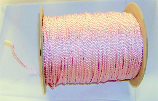 Light Pink Wired Cord, #630 1/16" Diam. 288 Yards (1 Roll)
