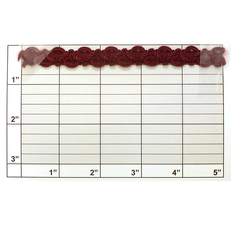 Scroll & Zig Zag Gimp Braid 1/2" - 8 Colors