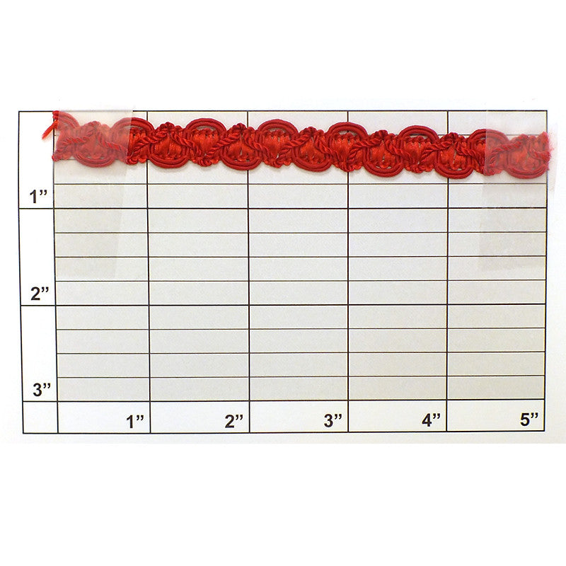 Scroll & Zig Zag Gimp Braid 1/2" - 8 Colors