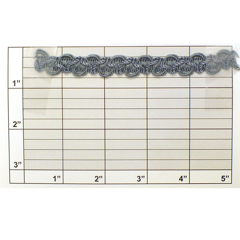 Scroll & Zig Zag Gimp Braid 1/2" - 8 Colors