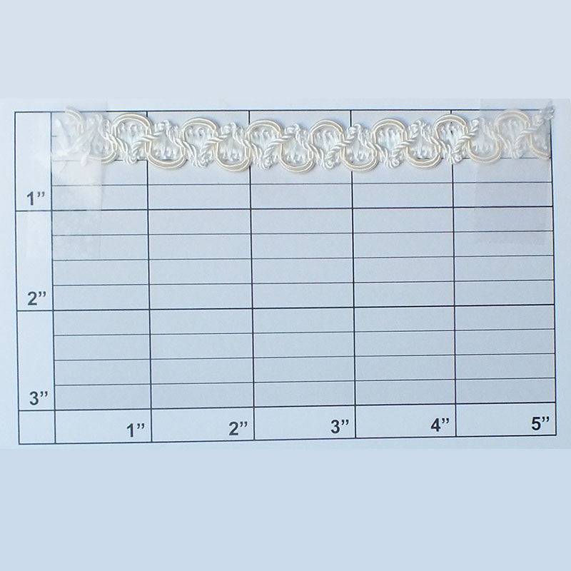 Scroll & Zig Zag Gimp Braid 1/2" - 8 Colors