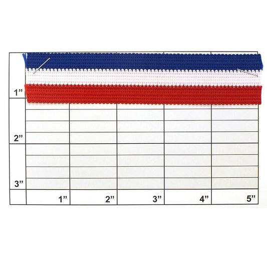 Striped Knit Trim 1-1/8" - 3 Colorways