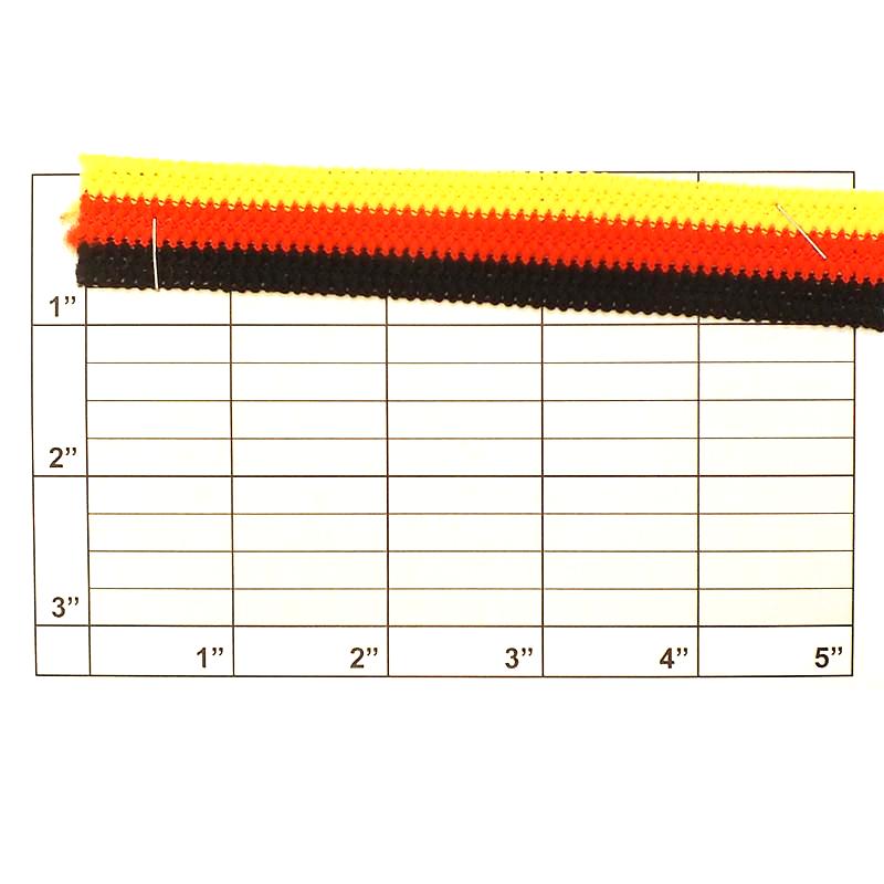 Striped Knit Braid 7/8" - 4 Colorways