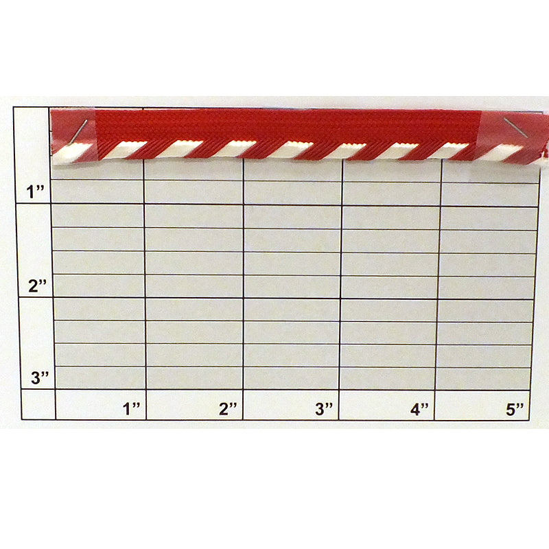 Diagonal Line Piping w/ Lip 3/16" (Per Yard) 3 Colors