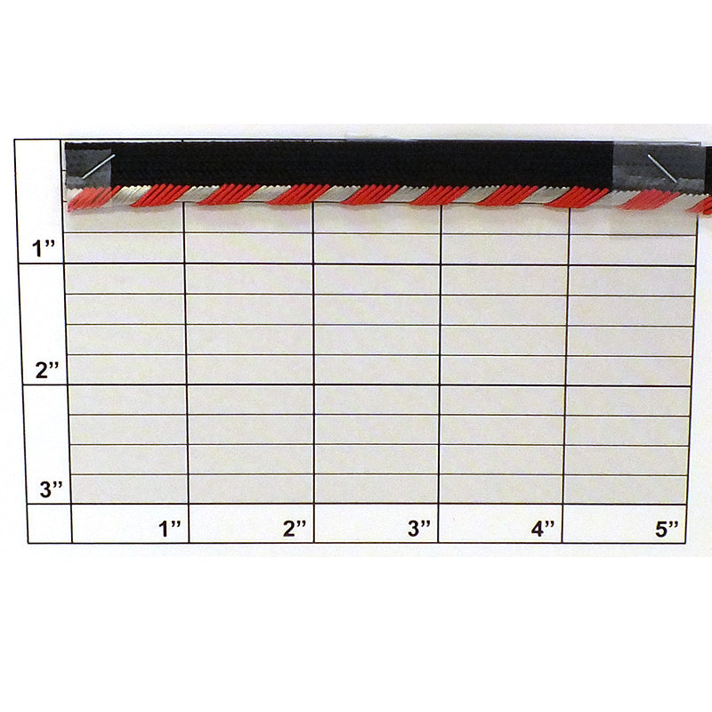 Diagonal Line Piping w/ Lip 3/16" (Per Yard) 3 Colors