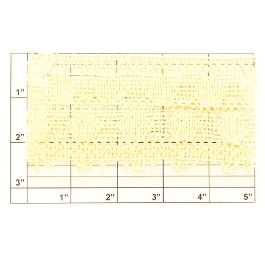 Cluny Style Braid 2-5/8" (Per Yard) Natural
