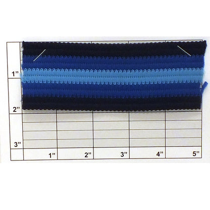 Stripes Knit Braid 1-15/16" (Per Yard) 2 Colors