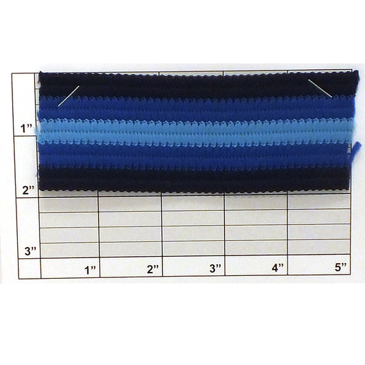 Stripes Knit Braid 1-15/16" (Per Yard) 2 Colors