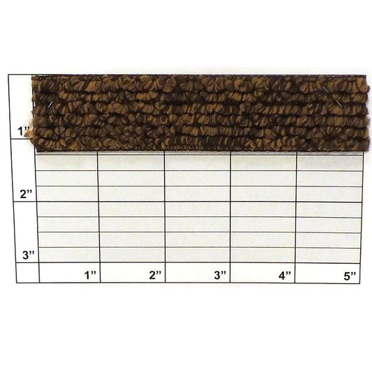 Berber Fabric Trim 1-1/4" (Per Yard) Brown Multi