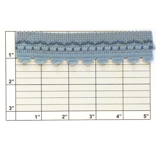 Scalloped Braid 1-1/4" (Per Yard) 3 Colors