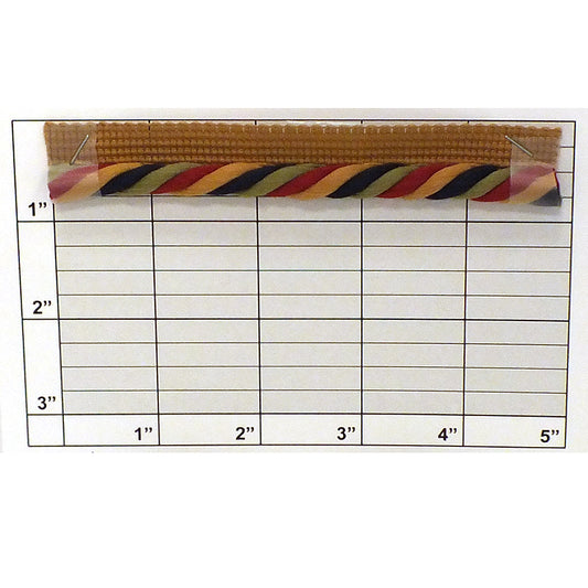 Acrylic Twisted Cordedge 5/16" (Per Yard) 2 Colors