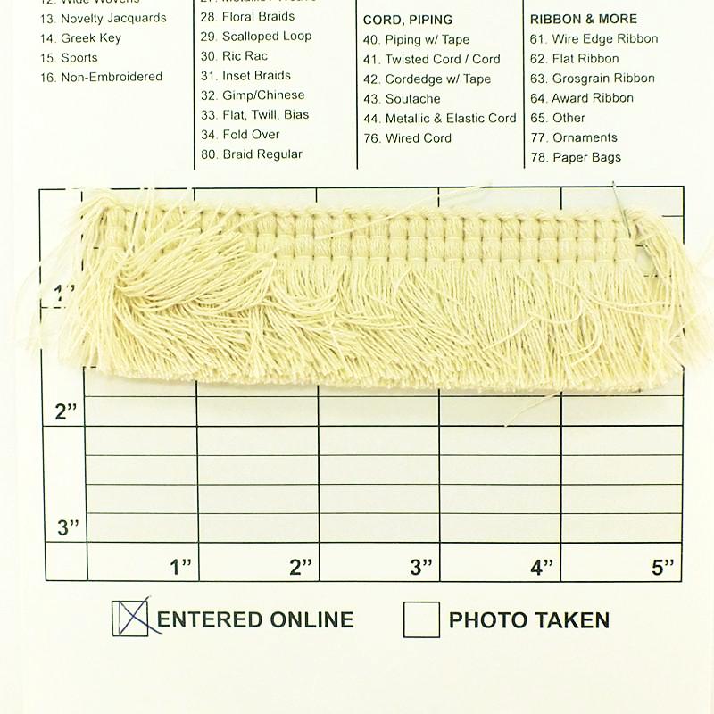 Brush Fringe 1-1/2" - 17 Colors