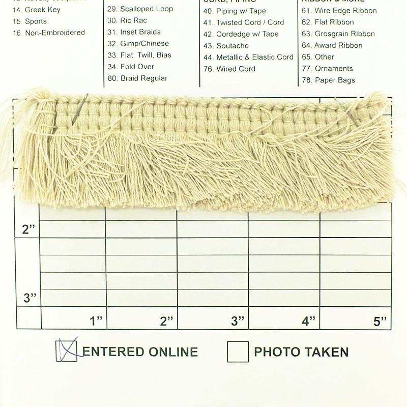 Brush Fringe 1-1/2" - 17 Colors