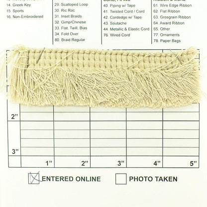 Brush Fringe 1-1/2" - 17 Colors