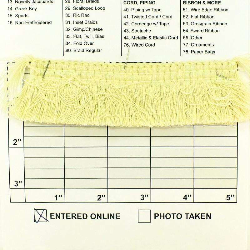 Brush Fringe 1-1/2" - 17 Colors