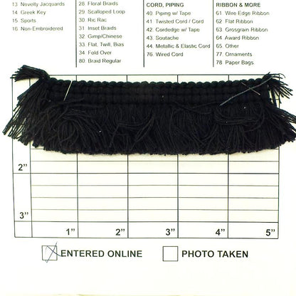 Brush Fringe 1-1/2" - 17 Colors