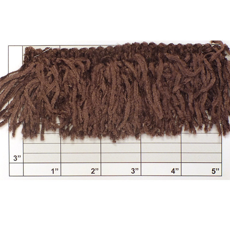 Versaille Collection Solid Color Rayon Chenille Fringe 2-1/2"