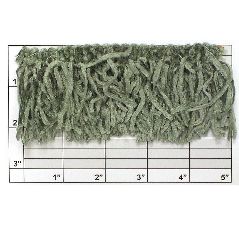 Versaille Collection Solid Color Rayon Chenille Fringe 2-1/2"