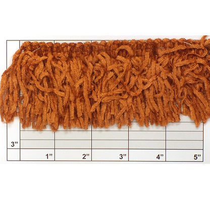 Versaille Collection Solid Color Rayon Chenille Fringe 2-1/2"